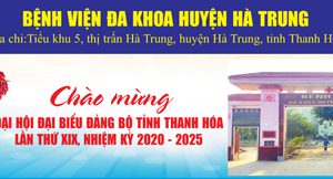 Bệnh viện Đa khoa Hà Trung chào mừng Đại hội Đảng bộ tỉnh Thanh Hóa