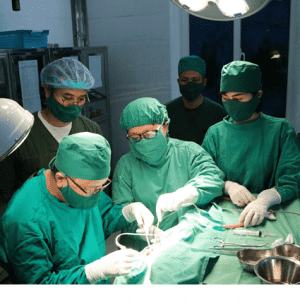 Phẫu thuật cắt AMYDAL bằng dao điện gây mê nội khí quản tại Bệnh viện Đa khoa Hà Trung