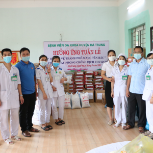 BỆNH VIỆN ĐA KHOA HÀ TRUNG HƯỞNG ỨNG TUẦN LỄ “HƯỚNG VỀ THÀNH PHỐ MANG TÊN BÁC”