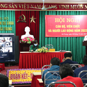 HỘI NGHỊ CÁN BỘ, VIÊN CHỨC, NGƯỜI LAO ĐỘNG NĂM 2022. TỔNG KẾT CÔNG TÁC KHÁM CHỮA BỆNH NĂM 2021, TRIỂN KHAI KẾ HOẠCH NĂM 2022