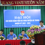 ĐẠI HỘI CHI ĐOÀN THANH NIÊN CỘNG SẢN HỒ CHÍ MINH BỆNH VIỆN ĐA KHOA HÀ TRUNG NHIỆM KỲ 2022 – 2024