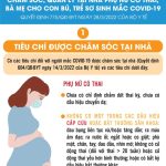 HƯỚNG DẪN CHĂM SÓC, QUẢN LÝ TẠI NHÀ ĐỐI VỚI PHỤ NỮ CÓ THAI, BÀ MẸ CHO CON BÚ VÀ TRẺ SƠ SINH MẮC COVID-19