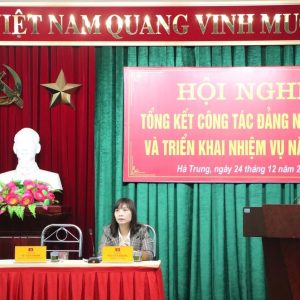 BỆNH VIỆN ĐA KHOA HÀ TRUNG TỔNG KẾT CÔNG TÁC ĐẢNG NĂM 2022, TRIỂN KHAI NHIỆM VỤ NĂM 2023