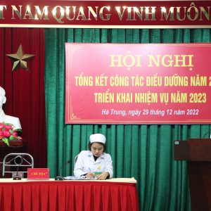 BỆNH VIỆN ĐA KHOA HÀ TRUNG TỔNG KẾT CÔNG TÁC ĐIỀU DƯỠNG NĂM 2022