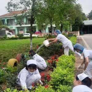 BỆNH VIỆN ĐA KHOA HÀ TRUNG HƯỞNG ỨNG “THÁNG CAO ĐIỂM HÀNH ĐỘNG VÌ MÔI TRƯỜNG NĂM 2023”