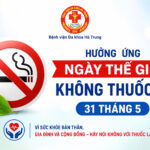 BỆNH VIỆN ĐA KHOA HÀ TRUNG HƯỞNG ỨNG NGÀY THẾ GIỚI KHÔNG THUỐC LÁ (31/5) VÀ TUẦN LỄ QUỐC GIA KHÔNG THUỐC LÁ NĂM 2026